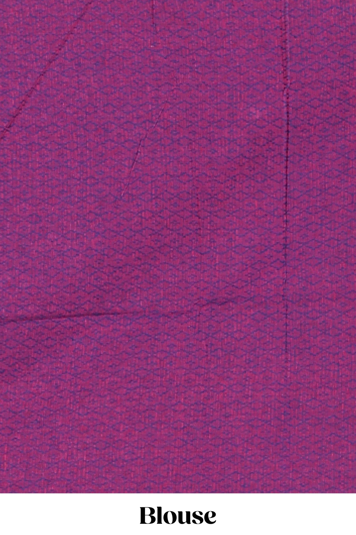 Lavender floral and striped kovai cotton saree with self border and contrast blouse