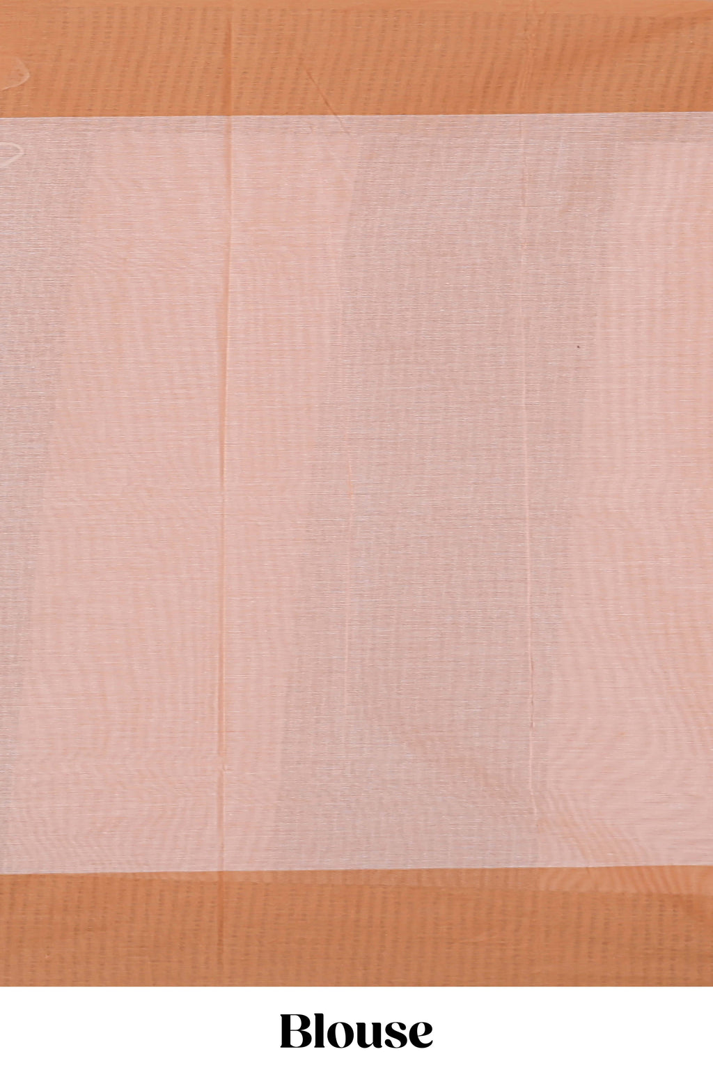 Blush pink geometric striped kovai cotton saree with contrast border and matching blouse