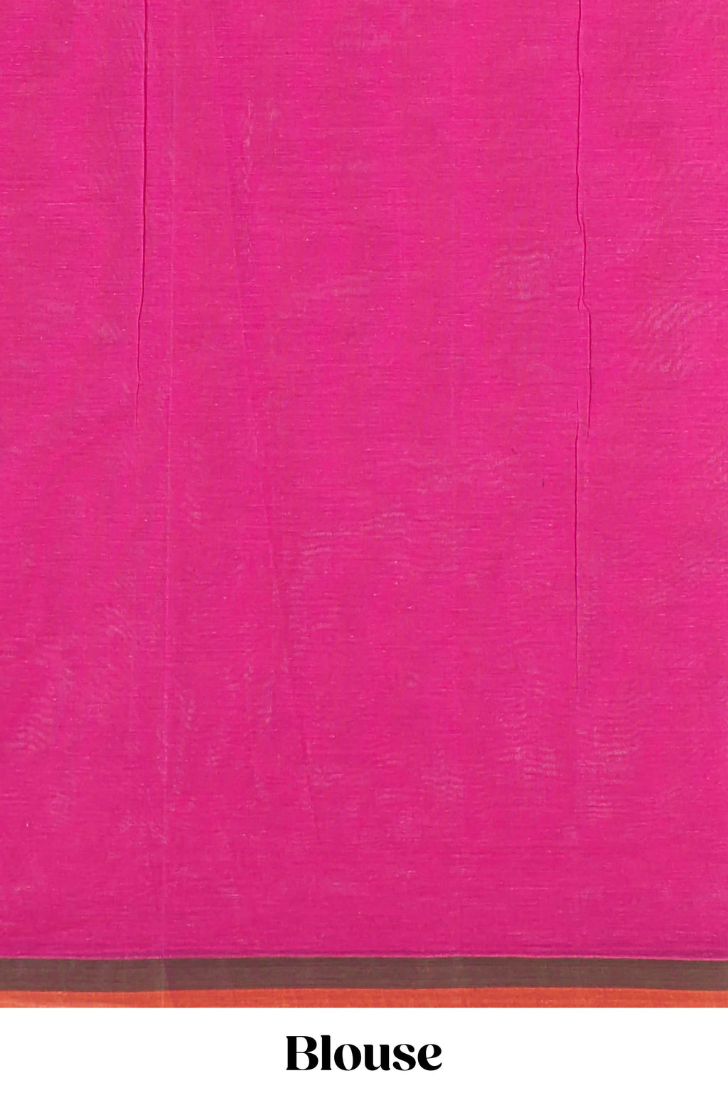 Pink butta designed kovai cotton saree with contrast border and matching blouse