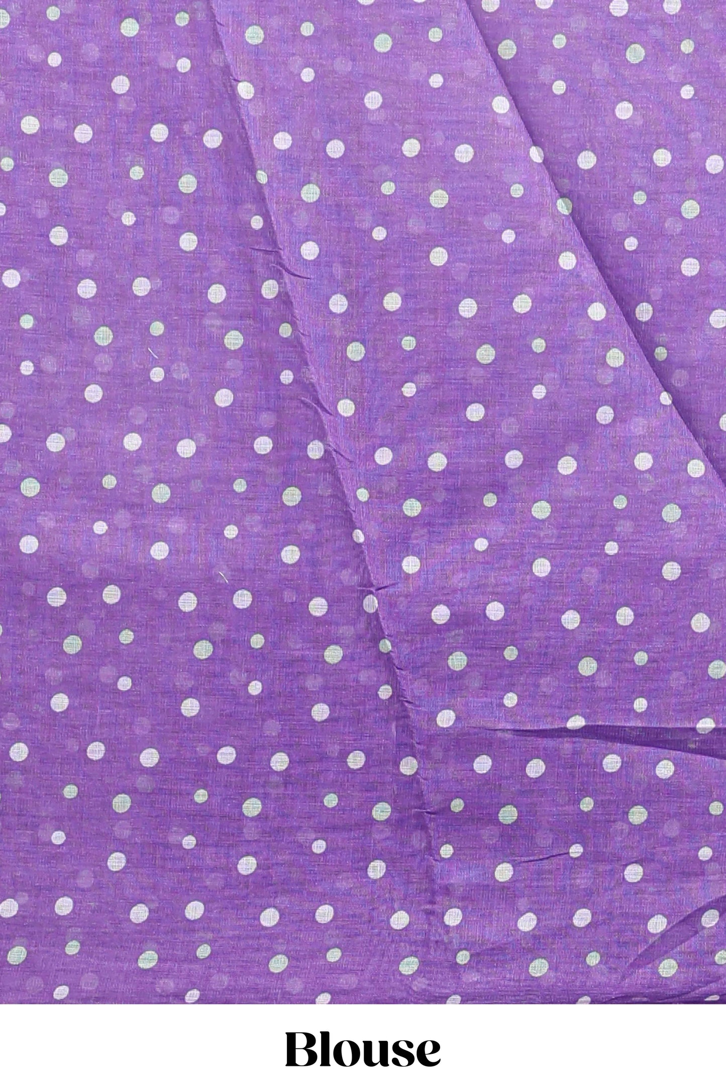 Lavender winter themed linen cotton saree with self border and matching blouse