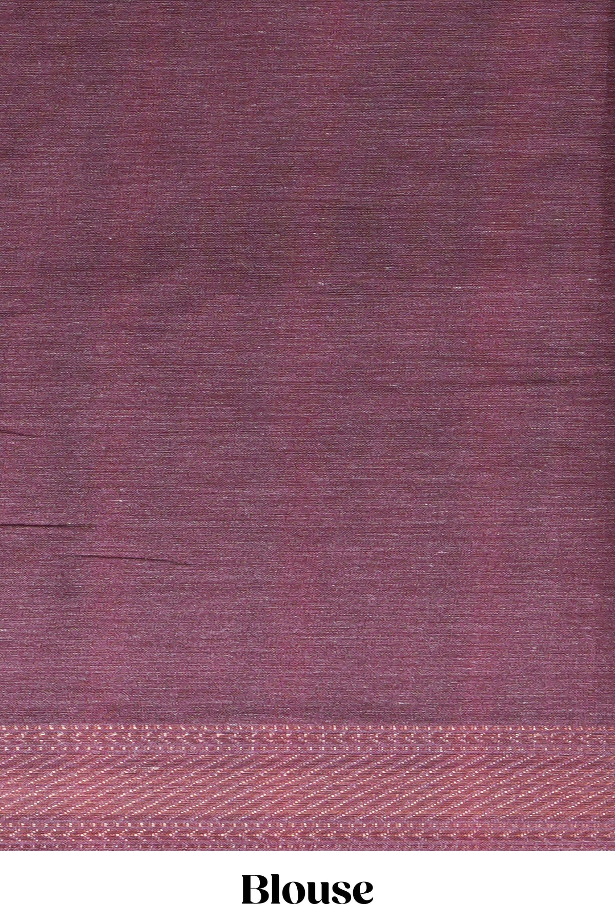 Multicolor Linen Saree With Vertical Stripe Patterns, Traditional Floral Motifs, Intricate Printed Borders And Contrast Blouse Piece
