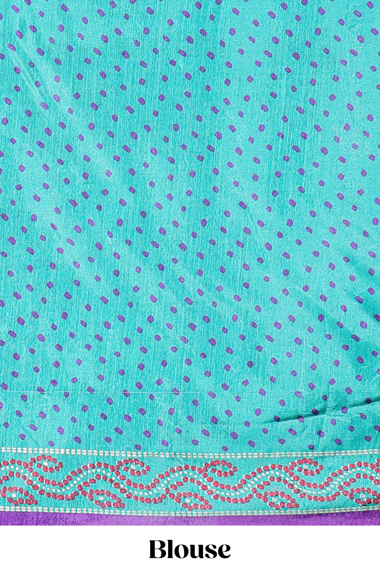 Peacock green dola silk bandhani dotted stripe lehenga set with contrast dhavani