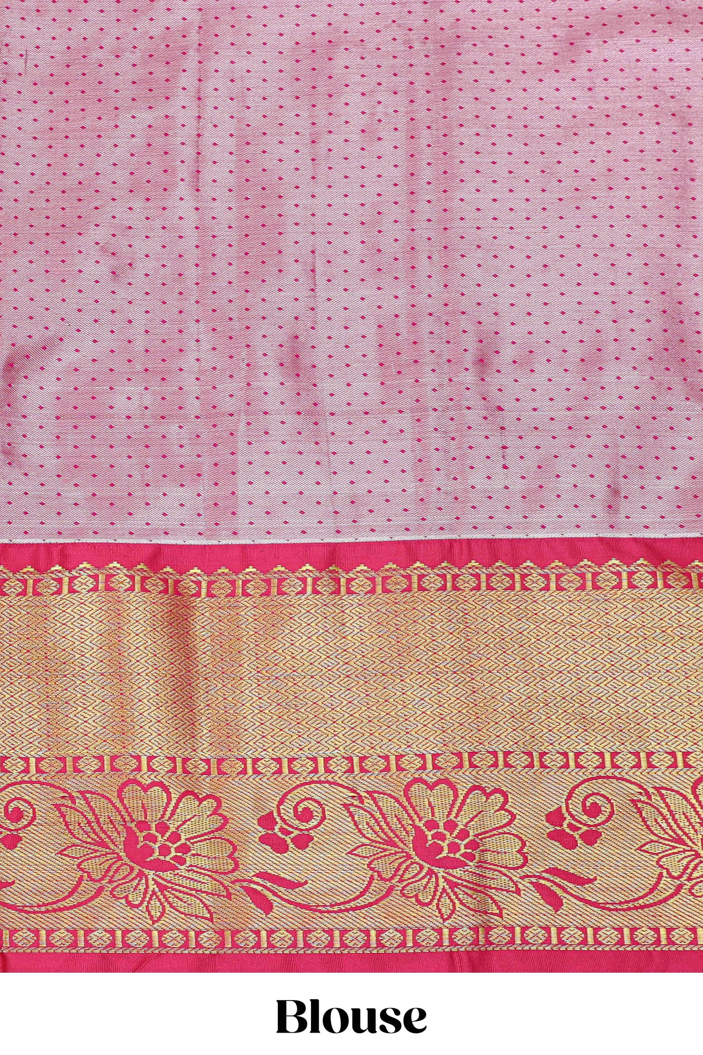 Turquoise blue jacquard floral vine zari design half saree with contrast zari border and dhavani