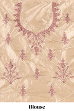 Beautiful satin  lehenga adorned with intricate embroidery Paired with a contrast chiffon shawl