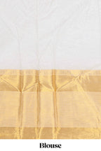 White plain lehanga featuring matching blouse paired with green stone work dhavani