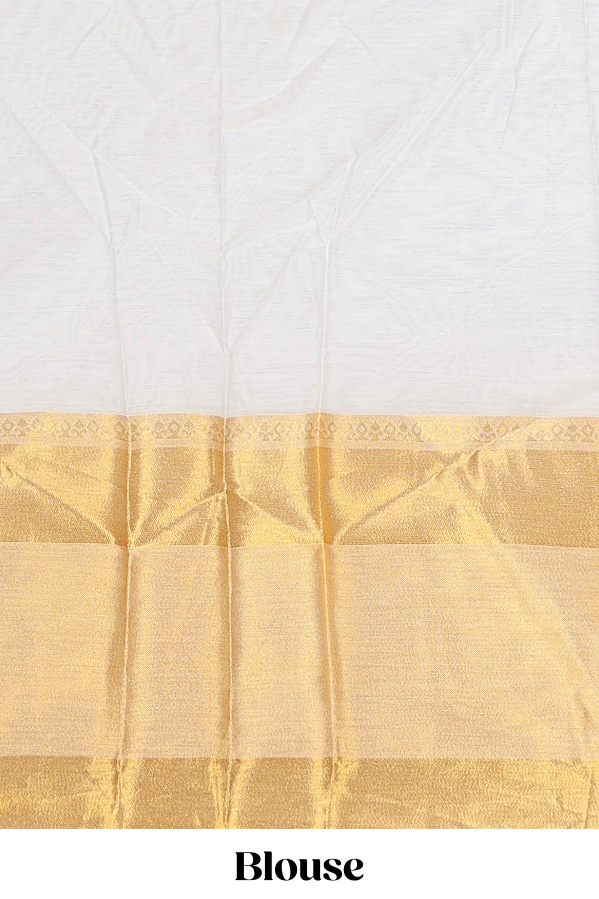 White plain lehanga featuring matching blouse paired with green stone work dhavani