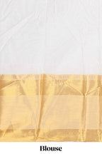 White plain lehanga featuring matching blouse paired with lavender stone work dhavani