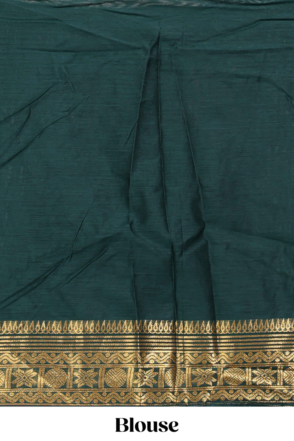 Green shade plain lehanga featuring contrasting zari border and blouse paired with pine green shawl