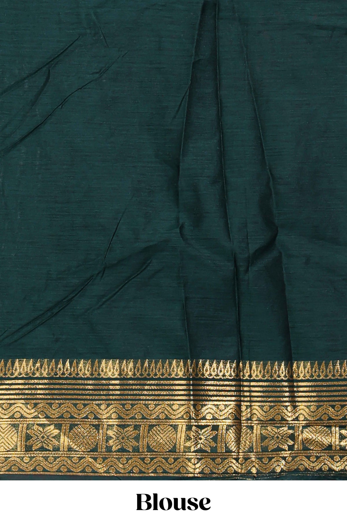 Green shade plain lehanga featuring contrasting zari border and blouse paired with pine green shawl