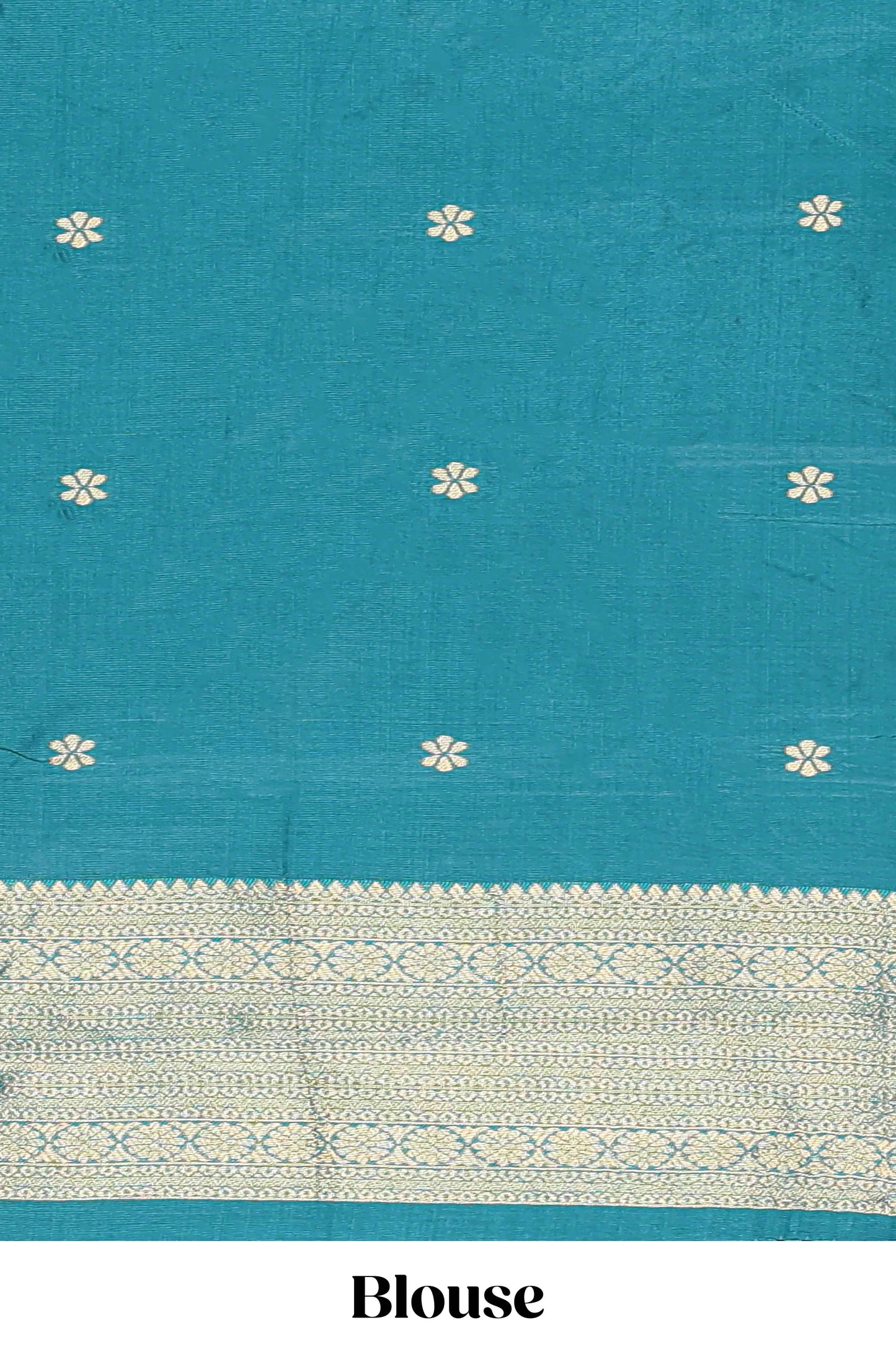 Golden yellow zari checked art litchi silk saree with contrast border and zari butta blouse