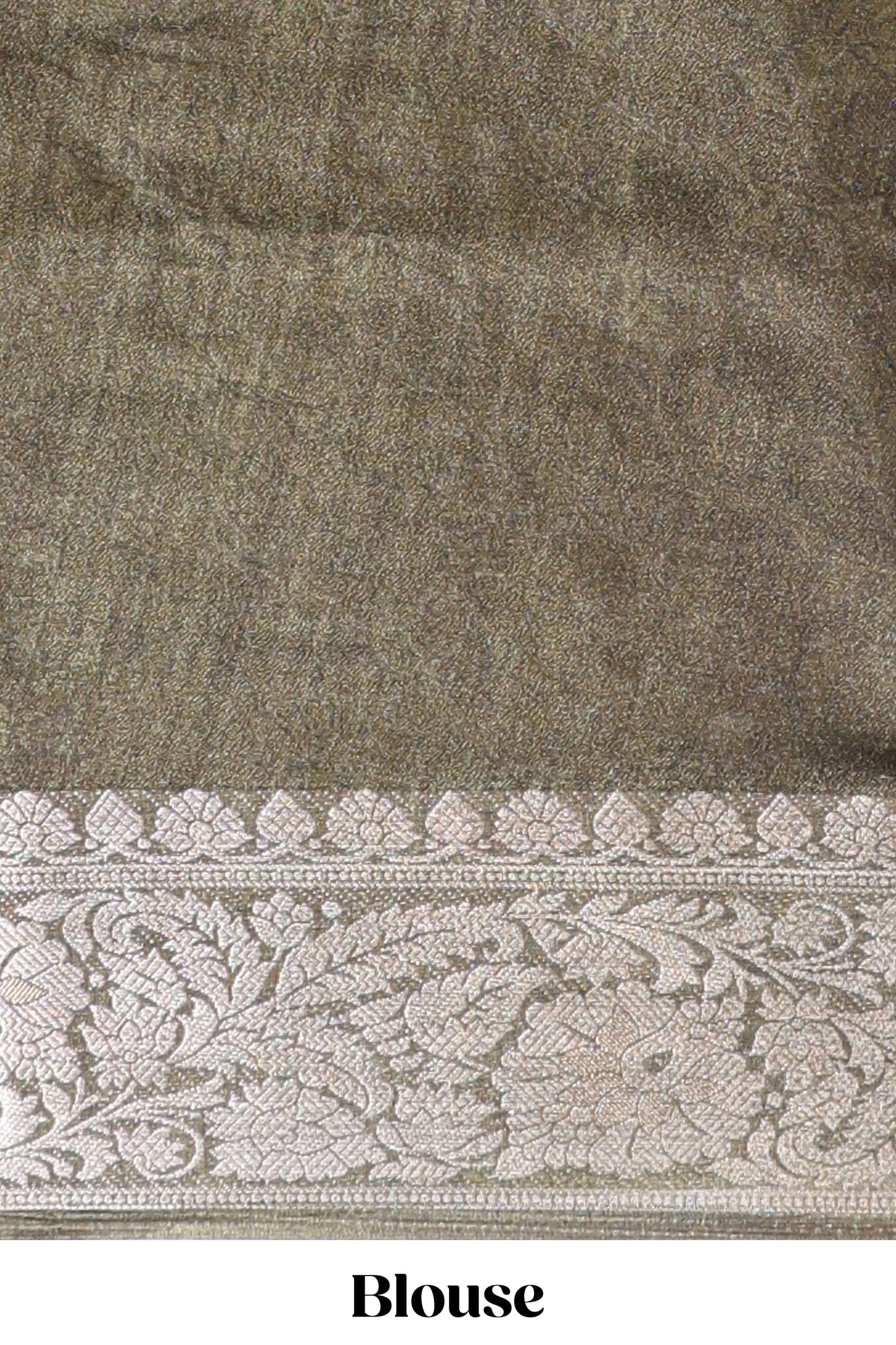 Pink butterfly & floral design marsh mellow saree with contrast zari border and contrast blouse