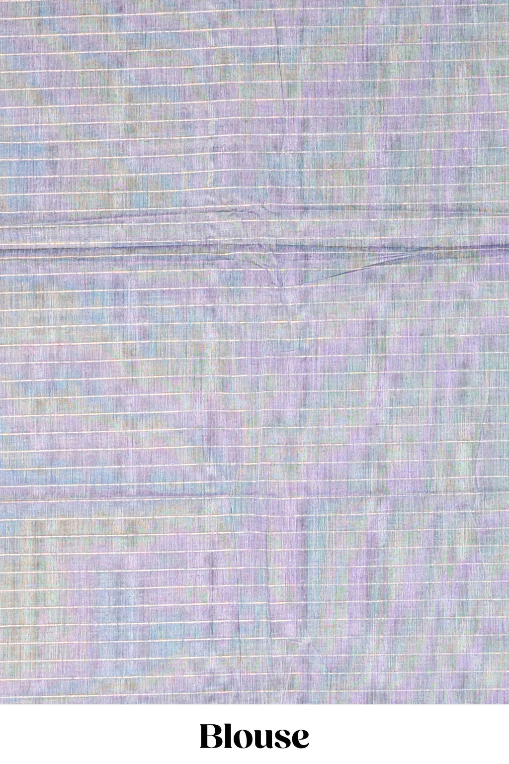 Borderless grey striped narayanapet cotton saree with matching blouse