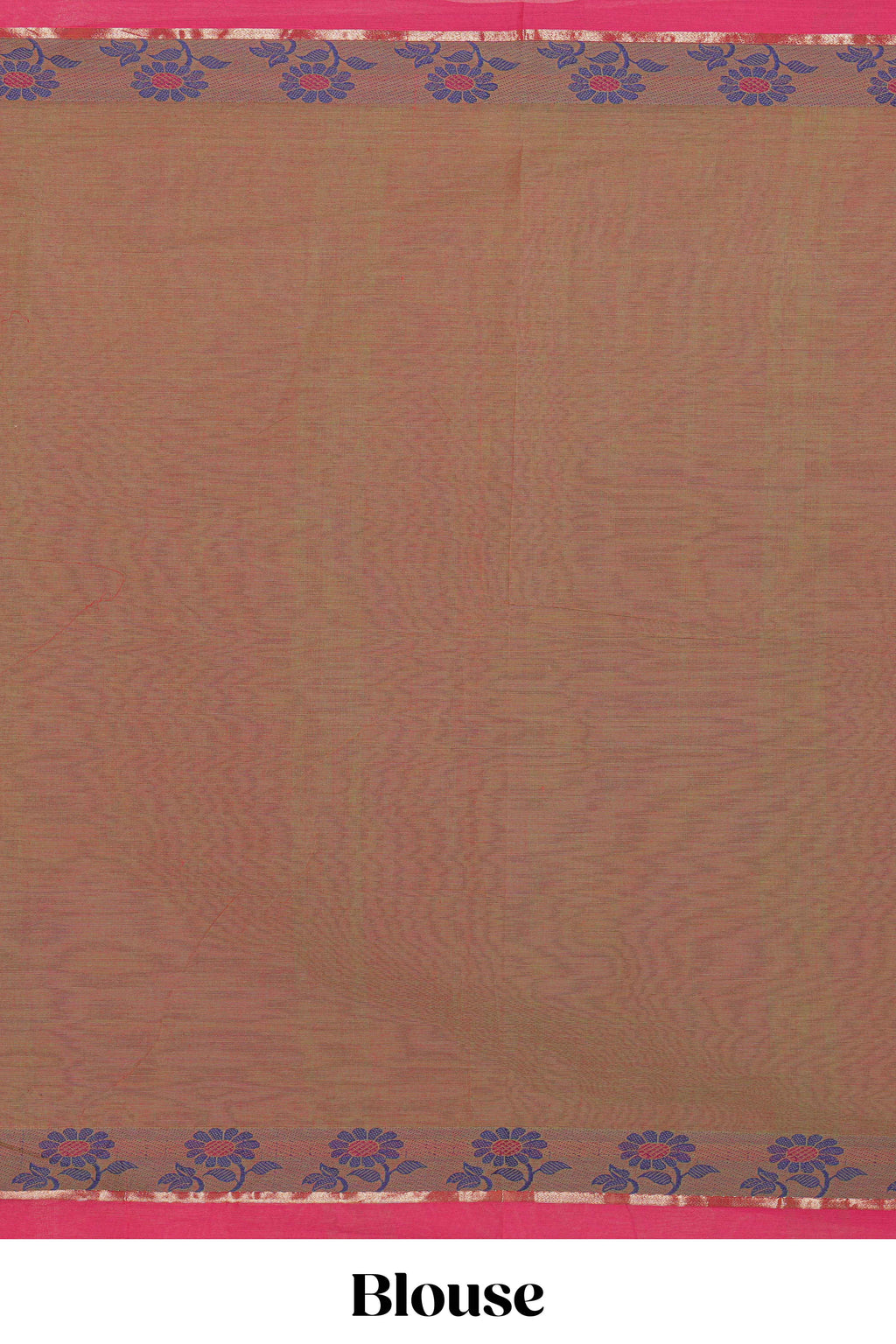 Traditional rust colour Madisar Style Nine Yard Saree with Plain body and traditional thread motifs border and self pallu along with blouse piece