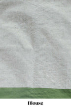 Peach floral design motifs south cotton sarees with contrast border and blouse