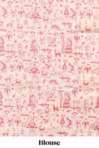 Wine red plain south cotton sarees with contrast warli printed blouse