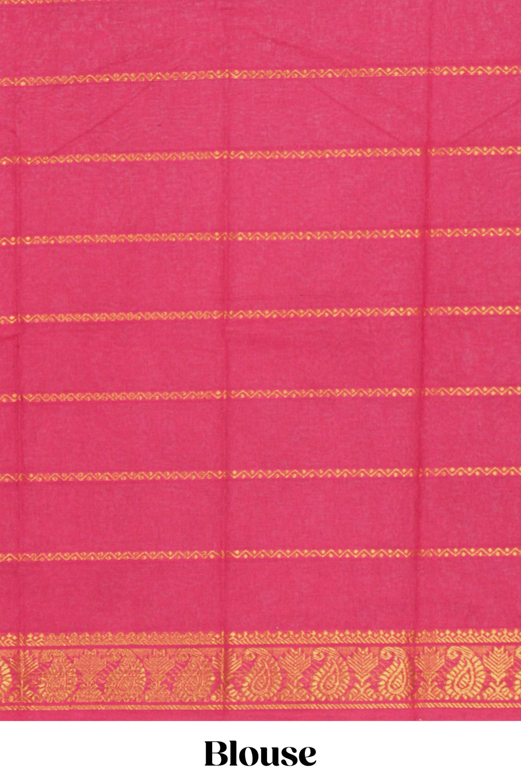 Rama green Sungudi cotton saree with gold zari stripe motifs a contrasting  zari border checked pallu and contrast blouse