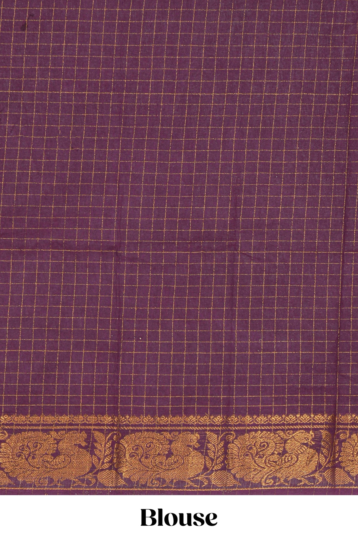 Bright pink sungudi cotton saree with checked body contrasting peacock zari border striped pallu and blouse