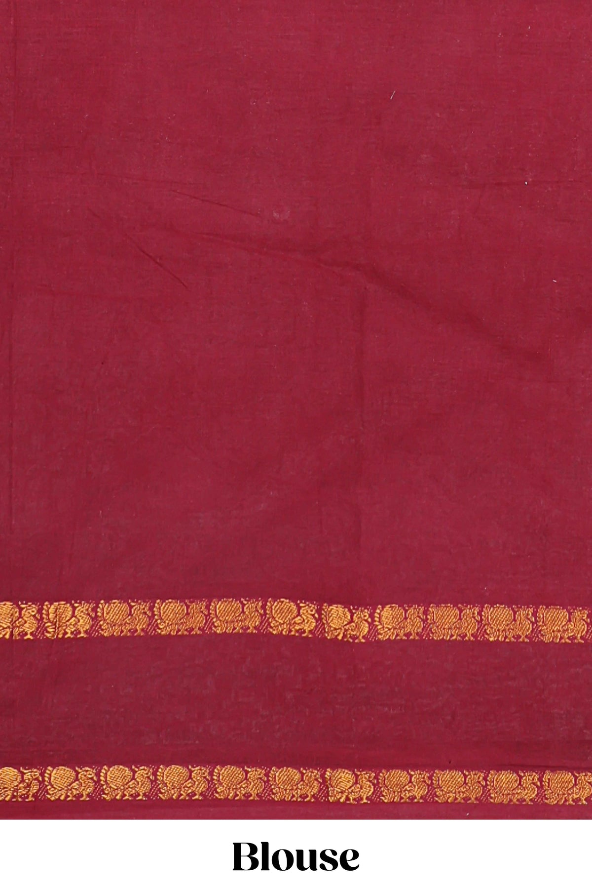 Peach traditional kolam print sungudi cotton saree with contrast border and striped pallu