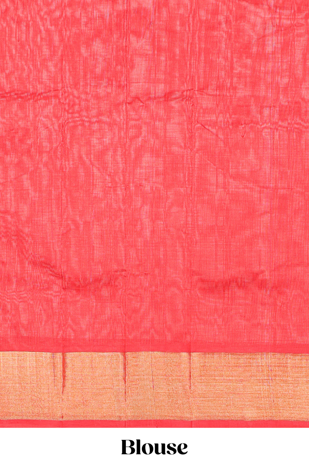 Light blue butta designed silk cotton saree with contrast zari border and blouse