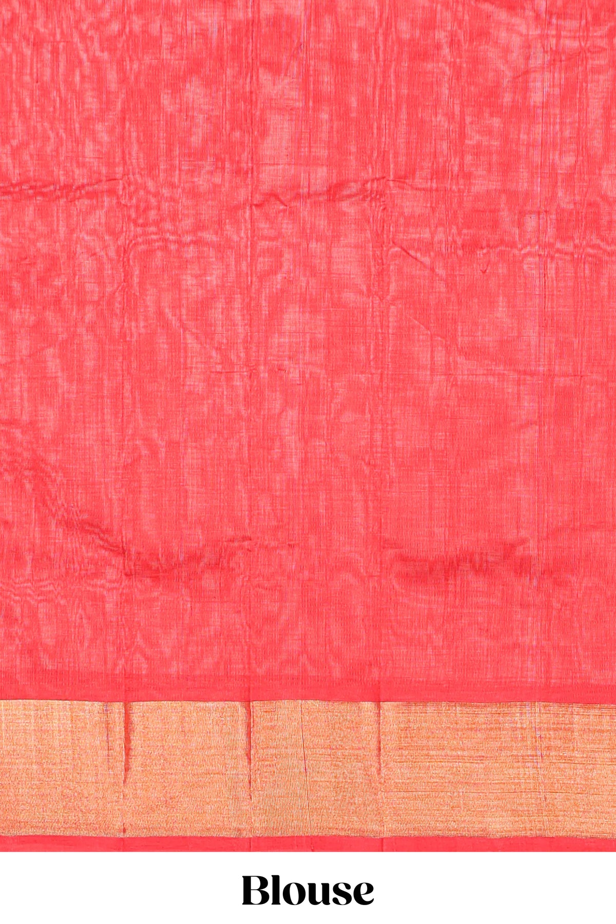 Light blue butta designed silk cotton saree with contrast zari border and blouse