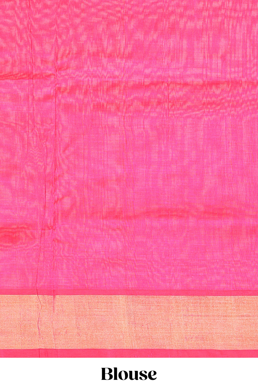 Dark blue butta designed silk cotton saree with contrast zari border and blouse