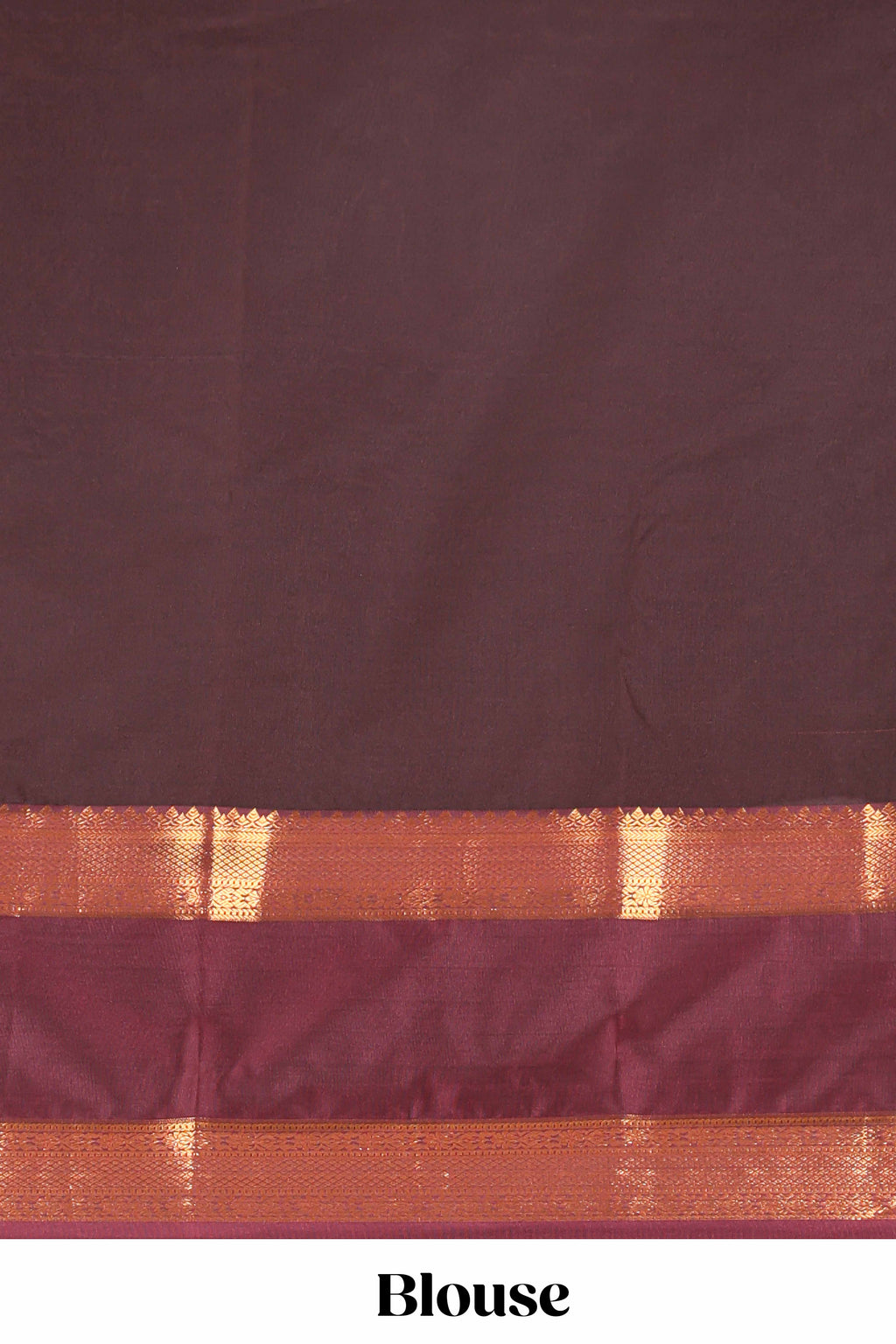 Bright orange striped zari motifs semi soft silk saree with contrast bentex border and pallu