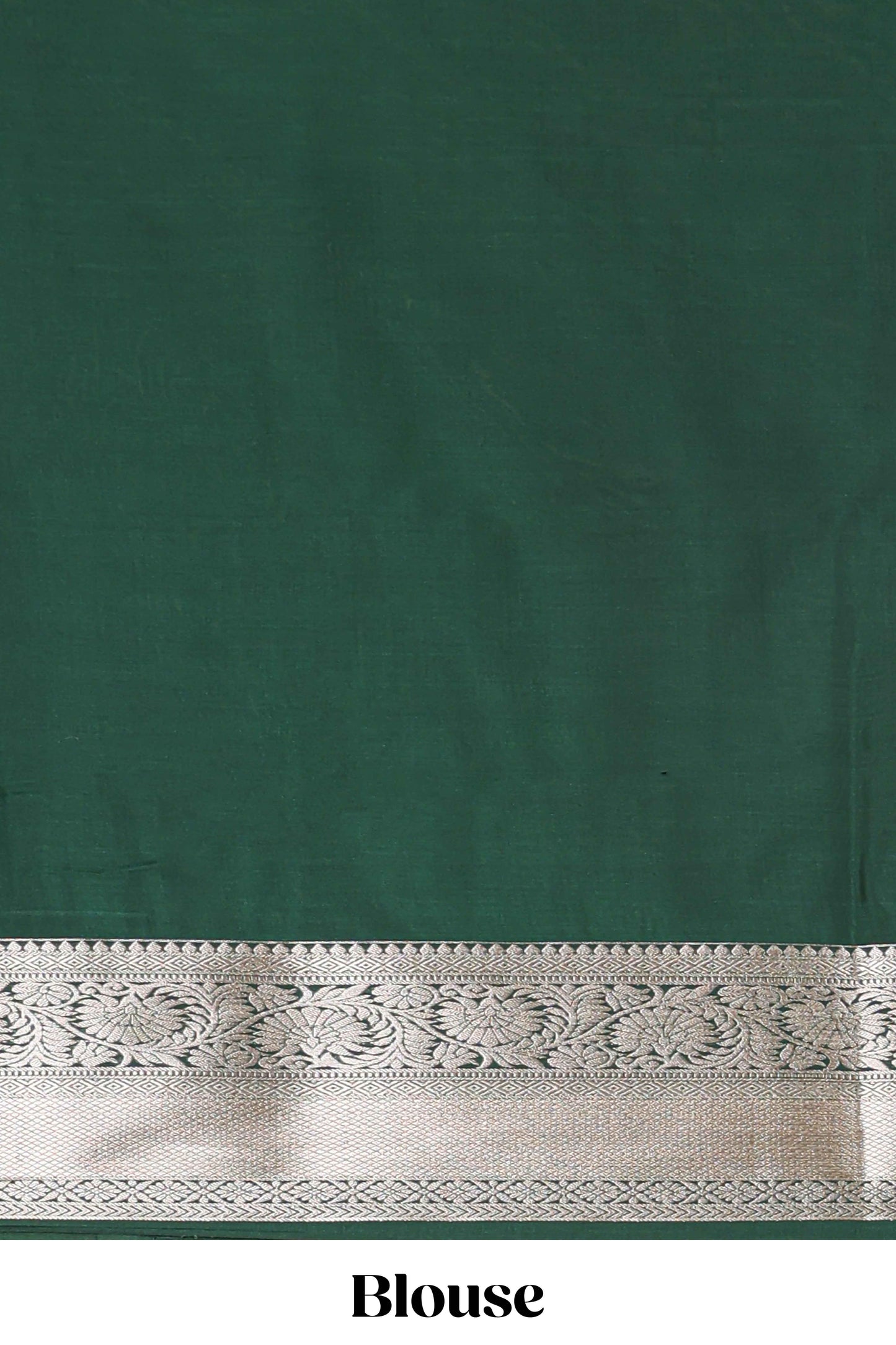 Green checked zari buttas semi soft silk saree with contrast zari border and floral design pallu