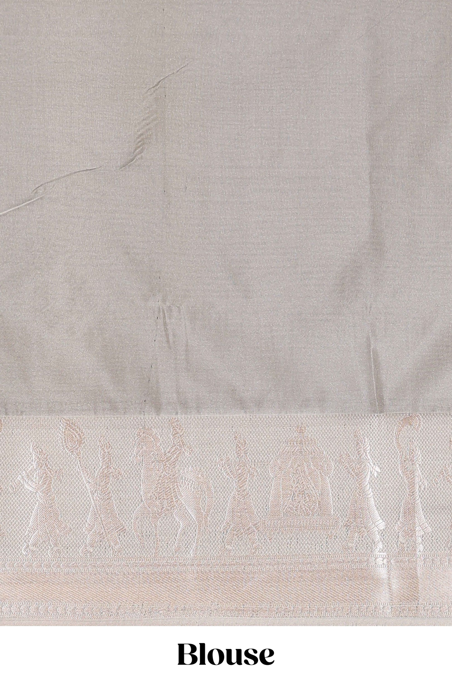 Orange geometric design birds zari motifs  semi soft silk saree with contrast border and floral design pallu