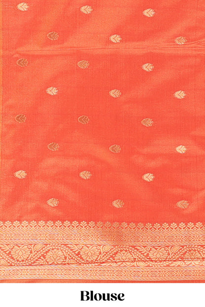 Green semi soft silk saree patola printed body with zari border and rich contrast pallu with contrast blouse