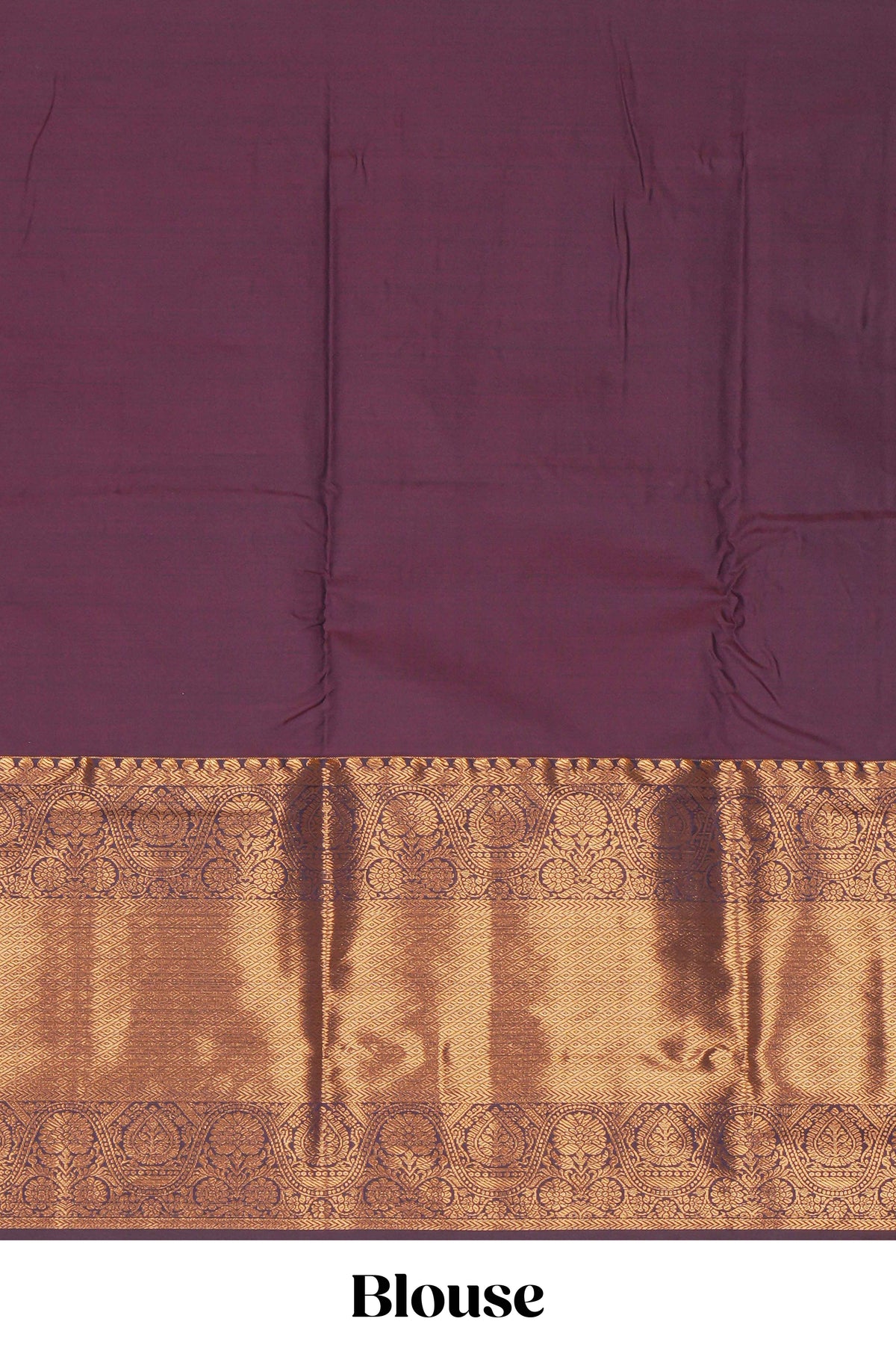 Rust orange striped zari design kathan Silk Saree with contrast zari border and zari blouse
