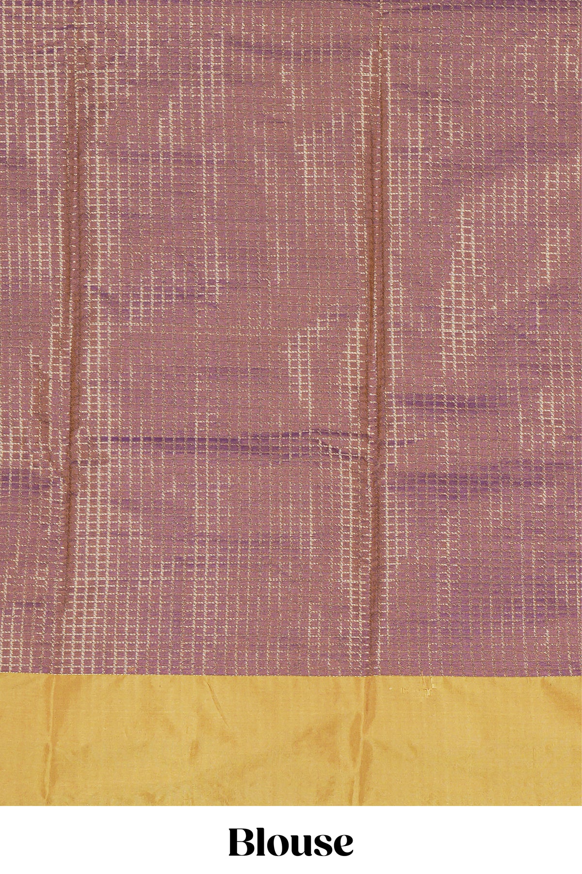 Violet striped leaf zari motifs design semi soft silk saree with contrast zari border and blouse