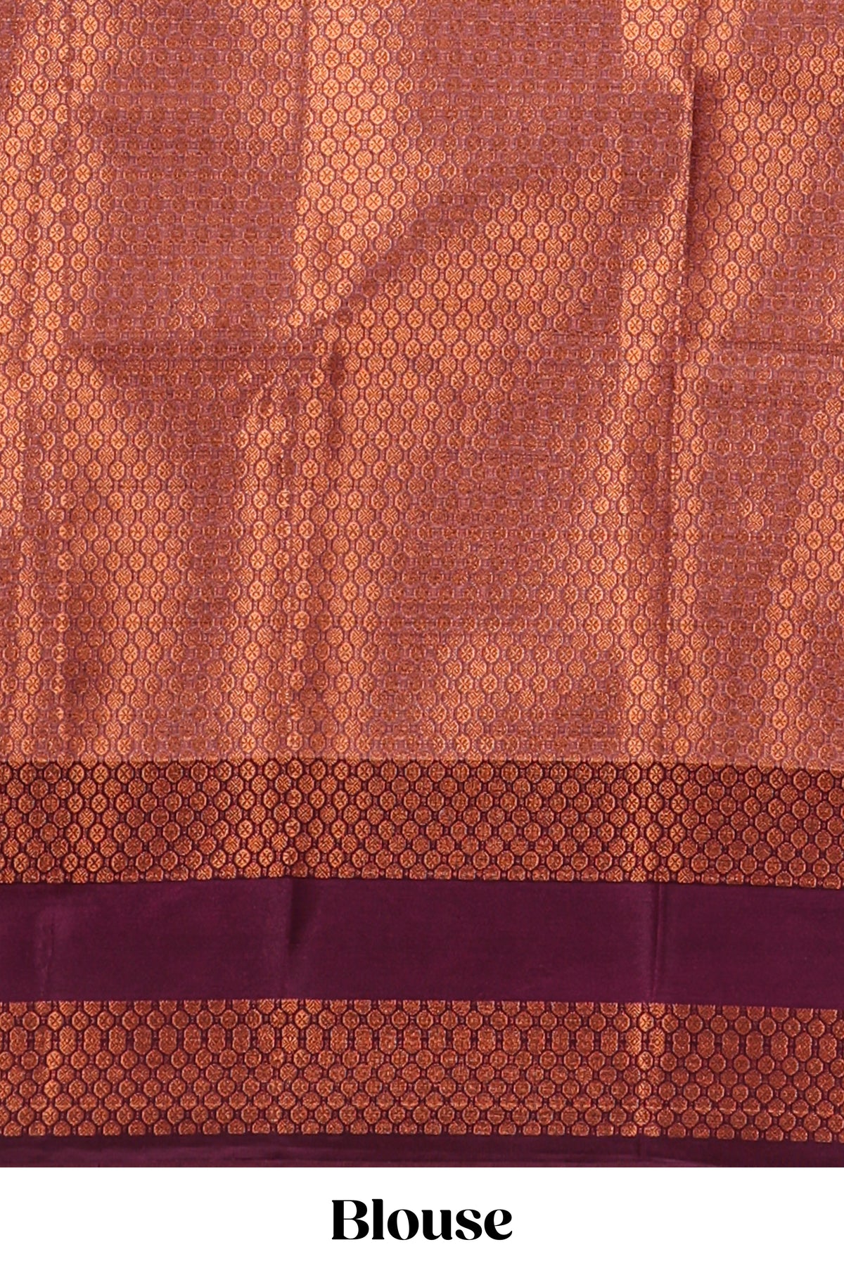 Lavender checked zari motifs design semi soft silk saree with contrast border and zari blouse
