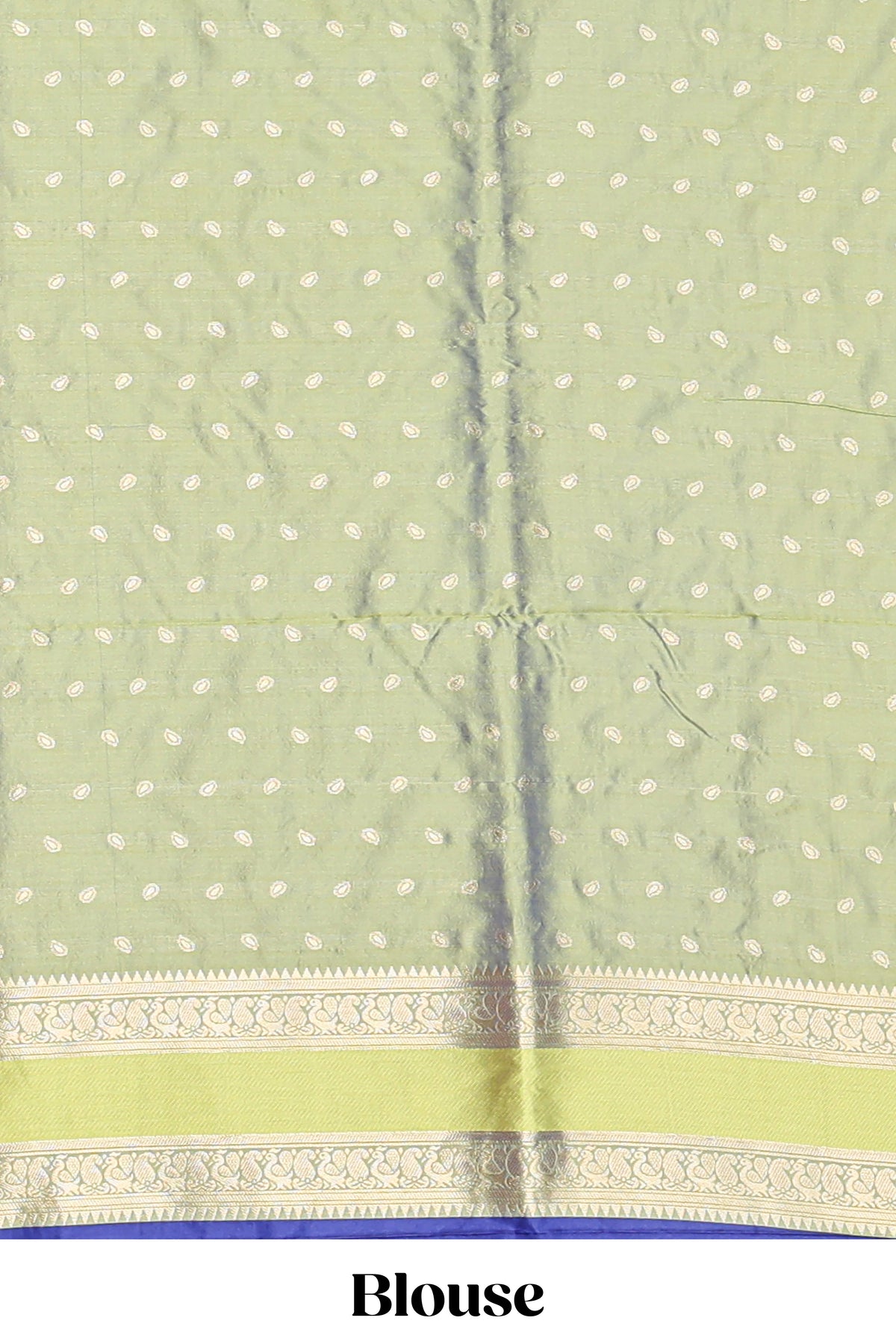Royal blue Semi Soft Silk Saree delicate butta motifs with contrasting pallu elegant zari border along with contrast buttas blouse