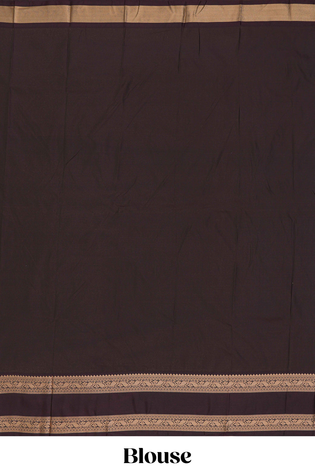 Peach checked floral zari motifs design semi soft silk saree with contrast border and zari blouse