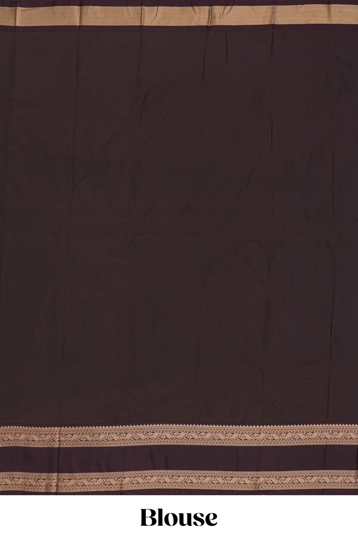 Peach checked floral zari motifs design semi soft silk saree with contrast border and zari blouse
