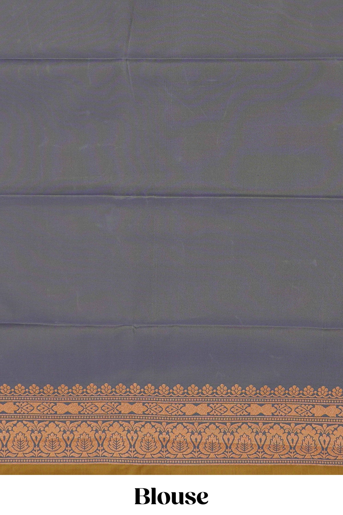 Mustard stripes zari motifs design semi soft silk saree with contrast border and zari blouse