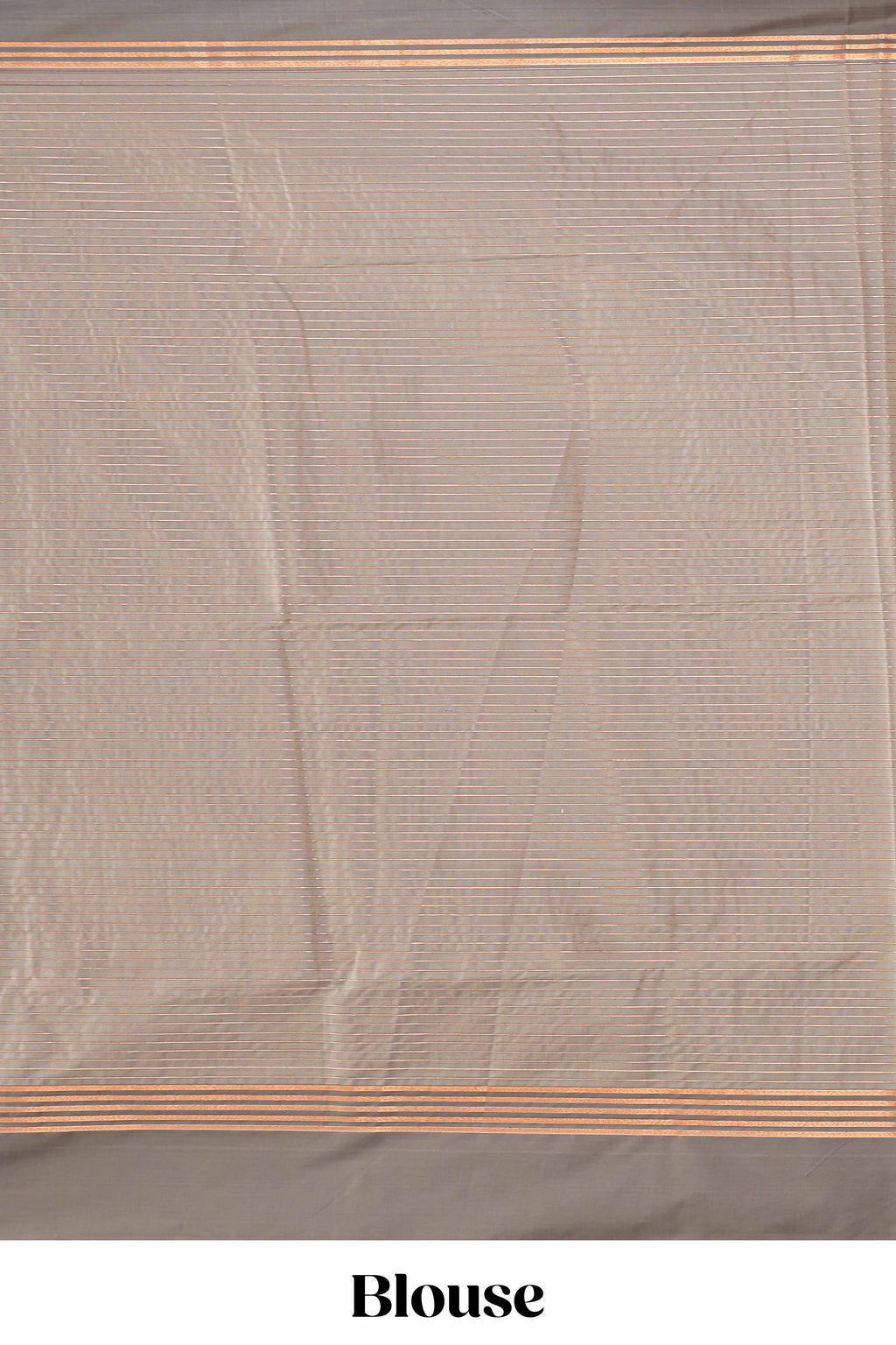 Grey checked floral design motifs semi soft silk saree with contrast border and blouse