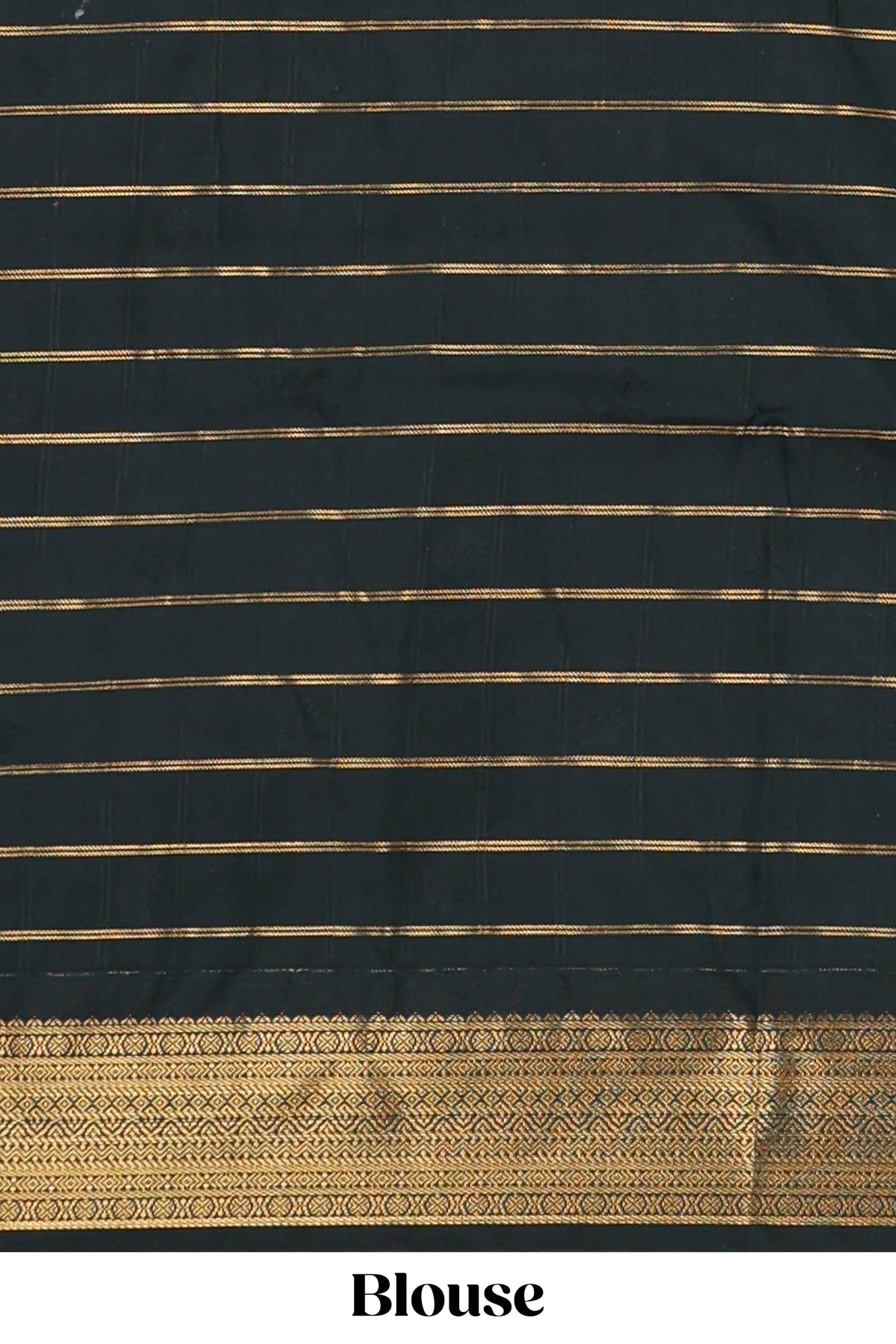 Pink checked floral motifs design semi soft silk saree with contrast border and striped blouse
