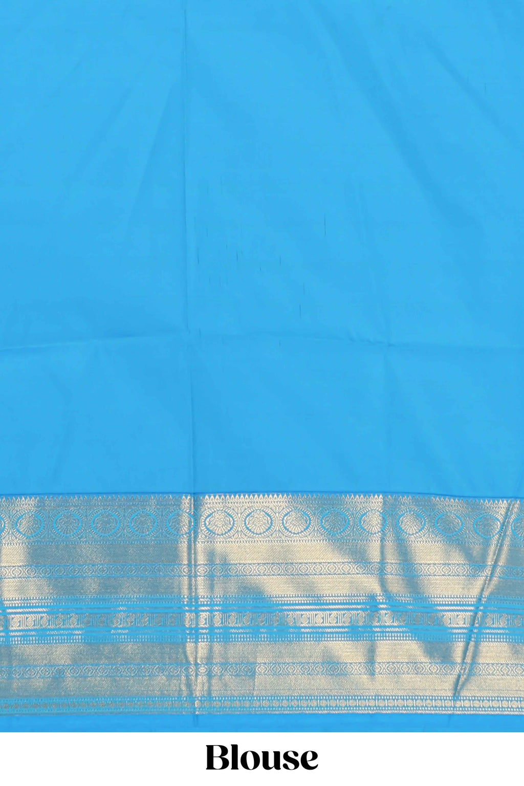 Purple checked peacock and unicorn motifs design semi soft silk saree with contrast border and blouse