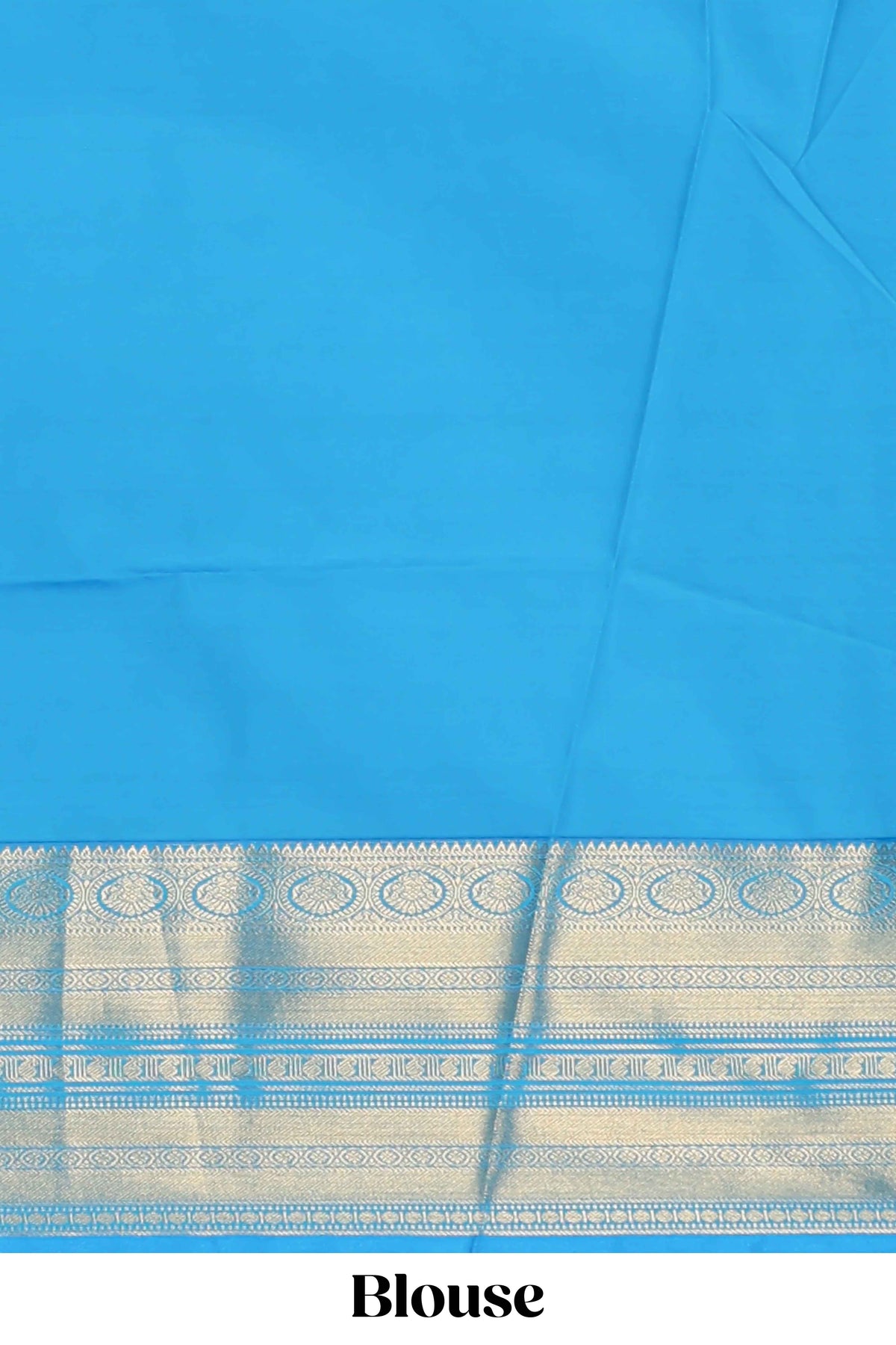Orange checked peacock and unicorn motifs design semi soft silk saree with contrast border and blouse