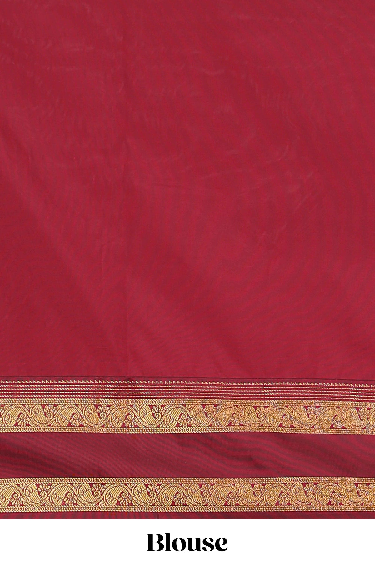 Viridian green checked floral zari motifs design semi soft silk saree with contrast border and blouse