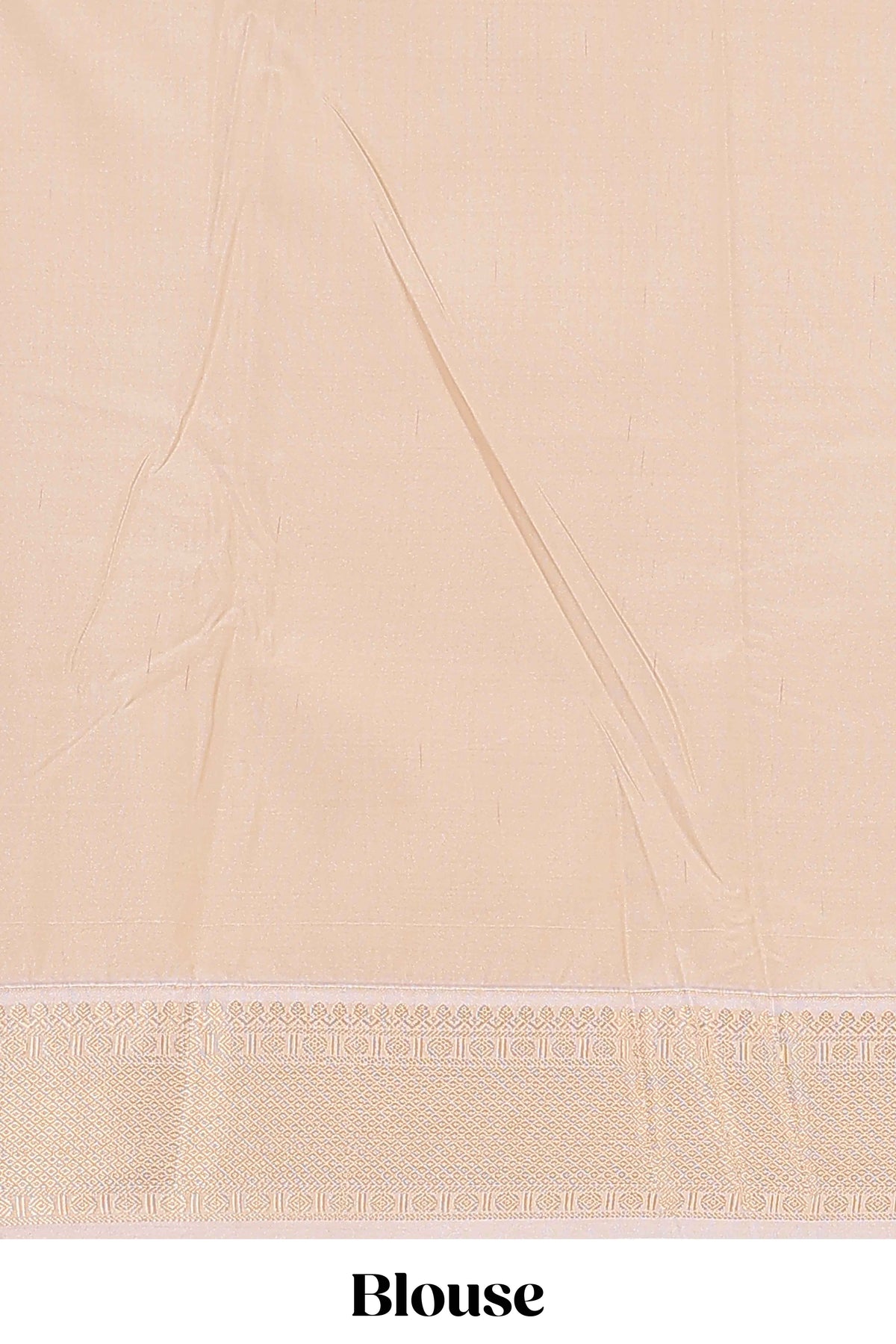 Blue striped floral zari motifs design semi soft silk saree with contrast border and blouse