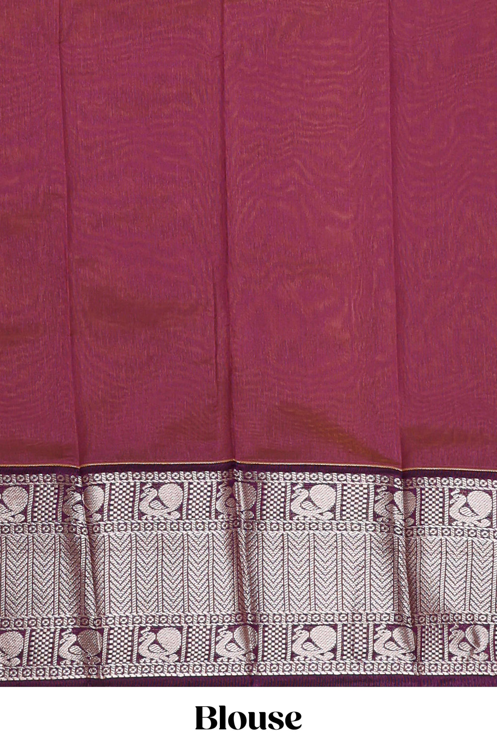 Mustard Gold Tissue Silk Saree with Antique Gold Zari Weaving and Contrast Wine Purple Border along with Contrast Blouse