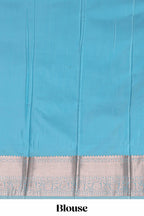 Sky Blue Color Tissue Silk Saree with  Zari Weaving Body and Border along with Matching Blouse