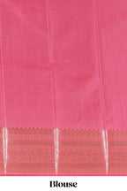 Pink Color Tissue Silk Saree with  Zari Weaving Body and Border along with Matching Blouse