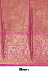 Mustard plain design tissue saree with contrast zari border and blouse