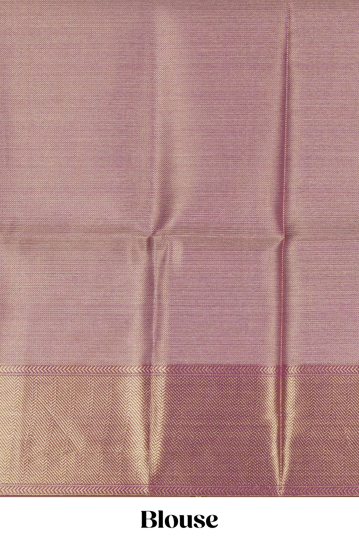 Magenta checked floral motifs design art tissue saree with self zari border and matching blouse