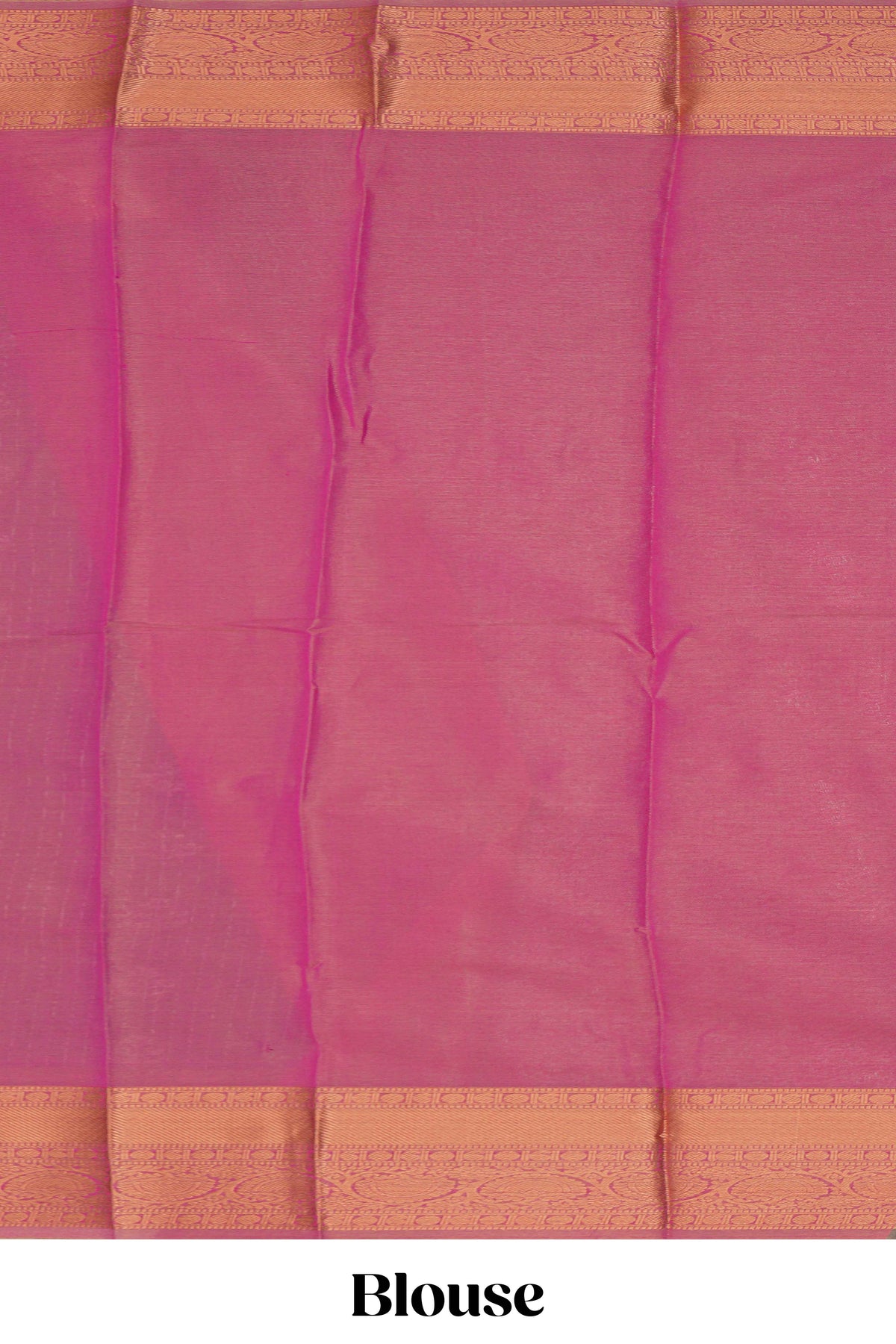 Dim grey stripes design tissue saree with contrast border and blouse