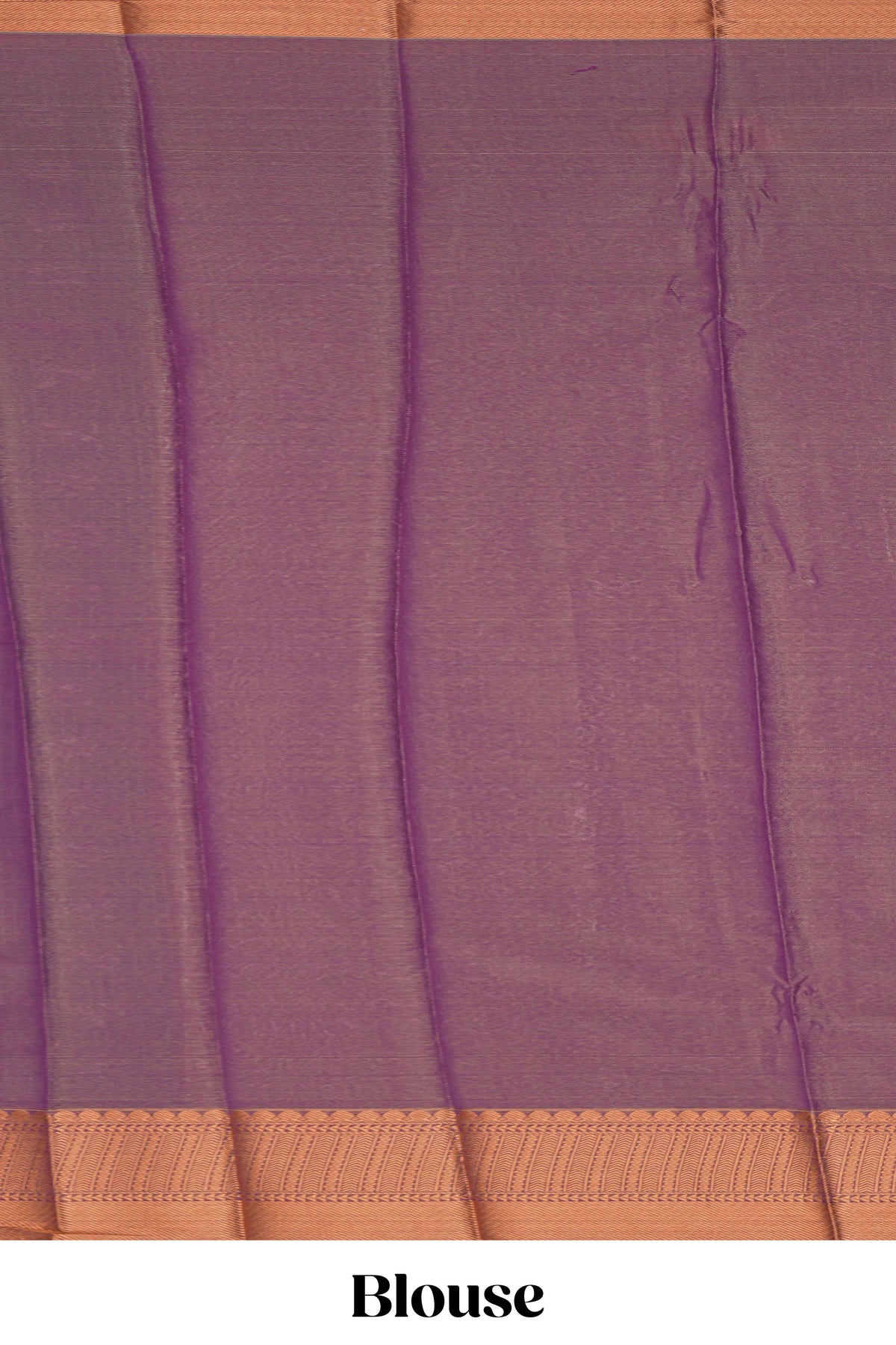 Pine green stripes design tissue saree with contrast border and blouse