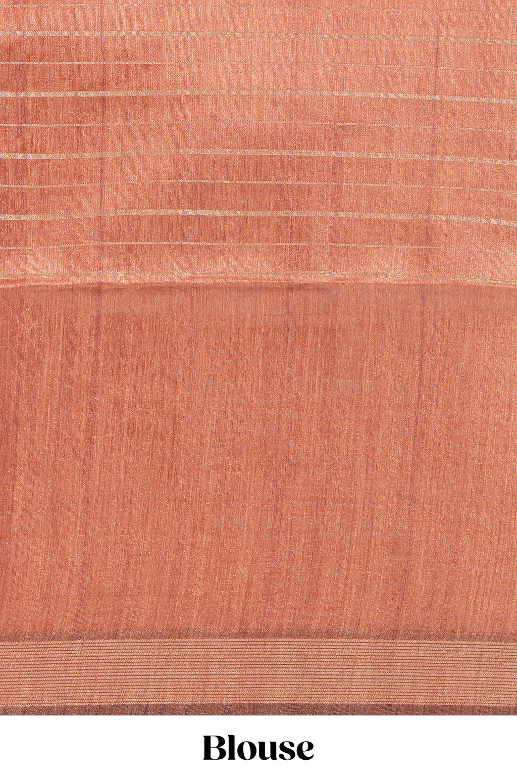 Lavender striped floral design semi tussar saree with contrast border and striped blouse